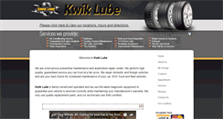 Desktop Screenshot of kwiklubeva.com